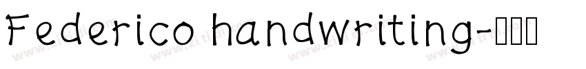 Federico handwriting字体转换